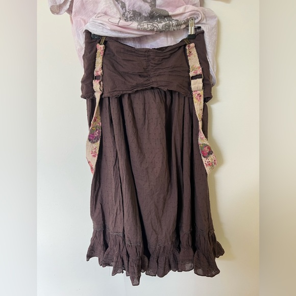 Vintage cotton skirt / size medium - Picture 3 of 14